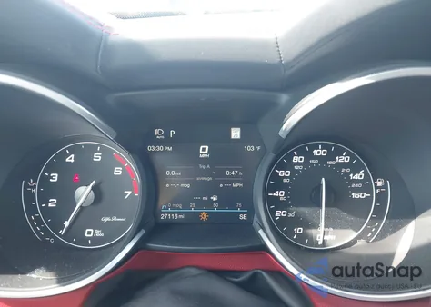 2021 Alfa Romeo Stelvio Ti Sport Awd z USA, uszkodzony, nr VIN ZASPAKBN4M7D14786